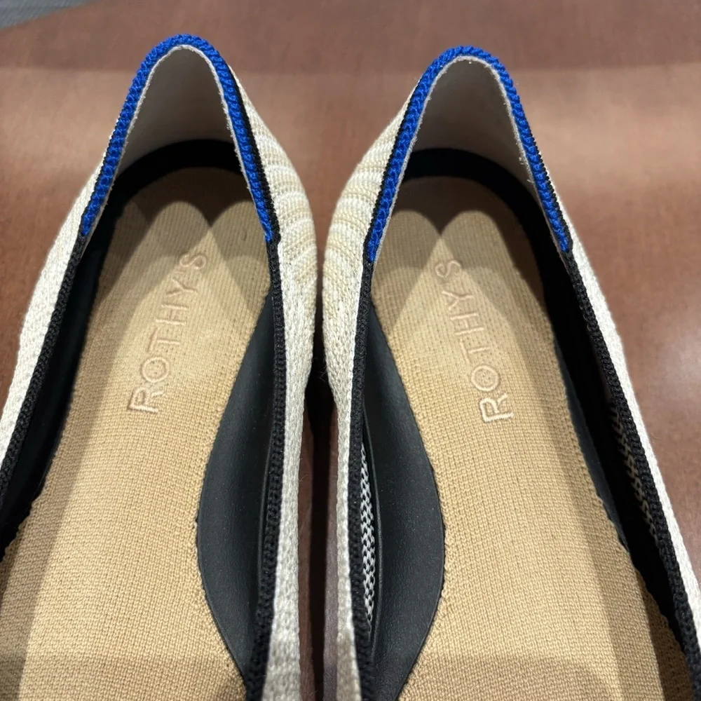 Rothy's Black & White Tweed Ballet Flats - Picture 13 of 15